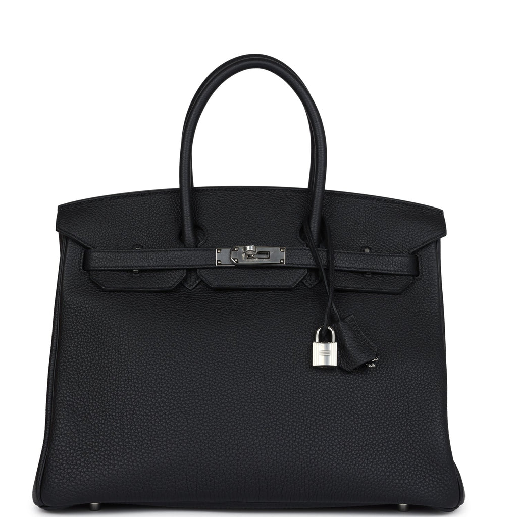 Birkin 35 Black Togo Palladium Hardware