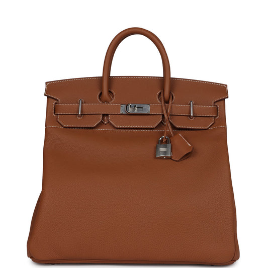 Birkin HAC 40 Gold Togo Palladium Hardware
