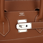 Birkin 40 Gold Togo Palladium Hardware