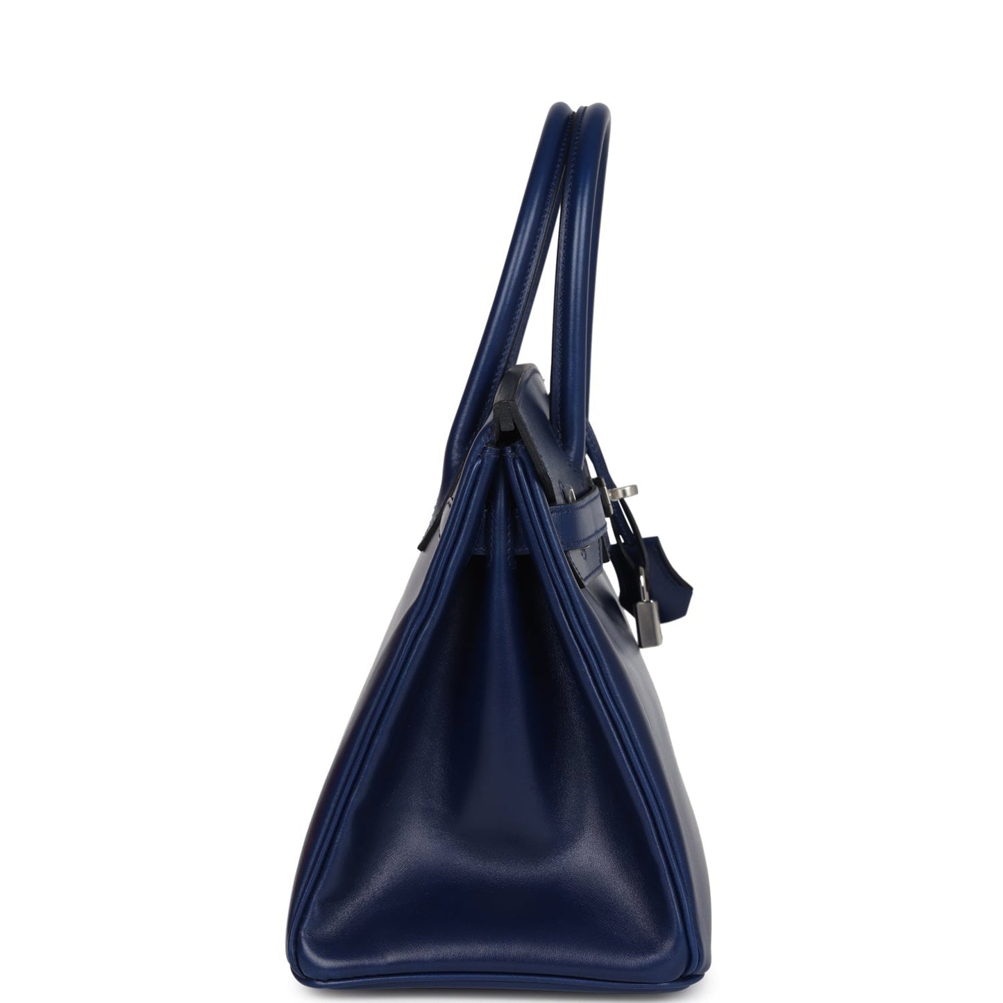 Birkin 30 Bleu Saphir Box Palladium Hardware