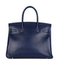 Birkin 30 Bleu Saphir Box Palladium Hardware