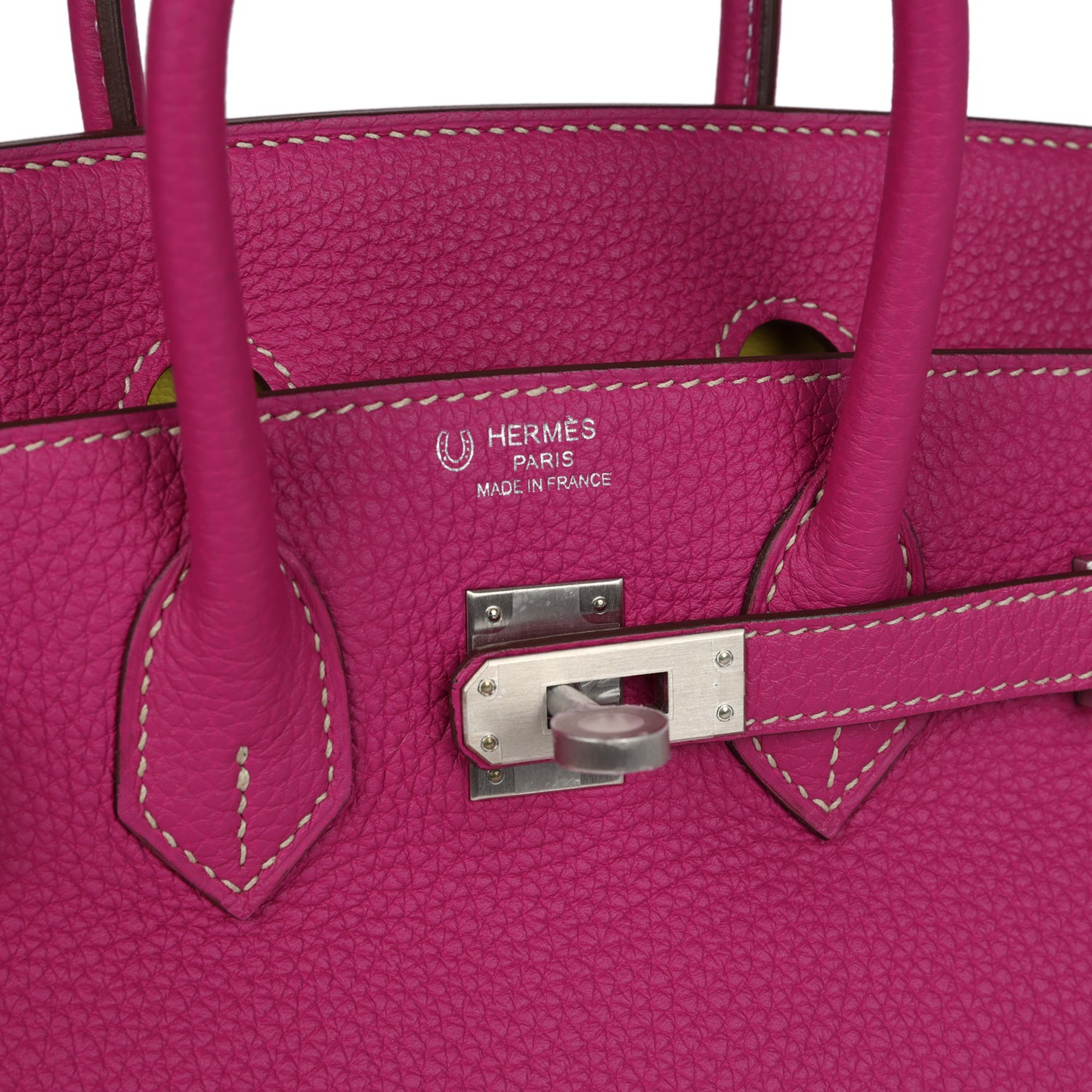 Hermès Special Order (HSS) Birkin 25 Rose Poupre Verso Togo Brushed Palladium Hardware