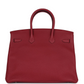 Birkin 35 Rouge Grenat Togo Palladium Hardware