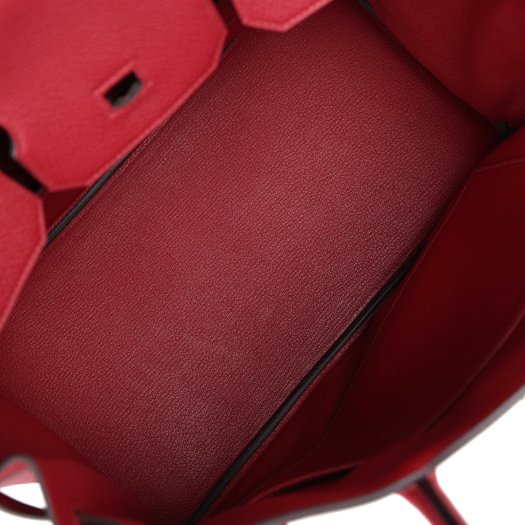 Birkin 35 Rouge Grenat Togo Palladium Hardware