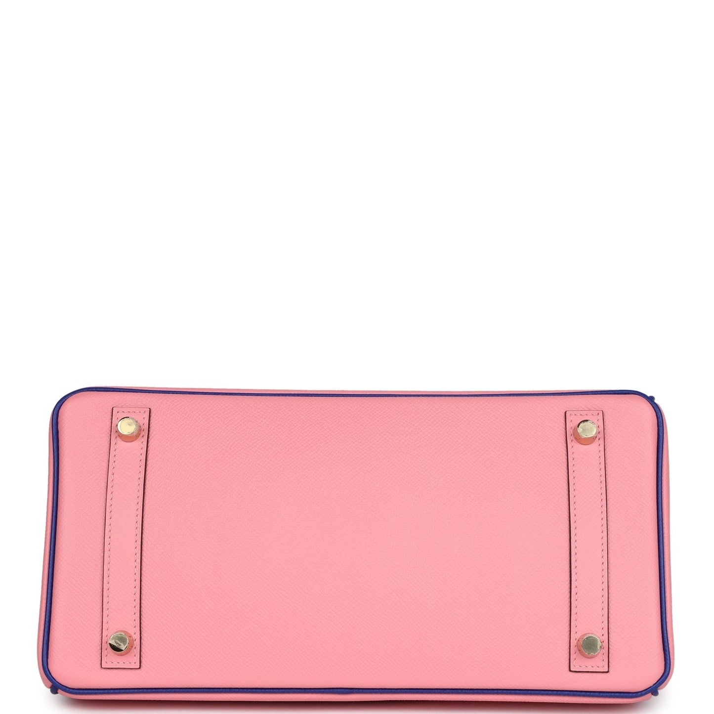 Hermès Special Order (HSS) Birkin 30 Rose Confetti and Bleu Electric Epsom Brushed Gold Hardware