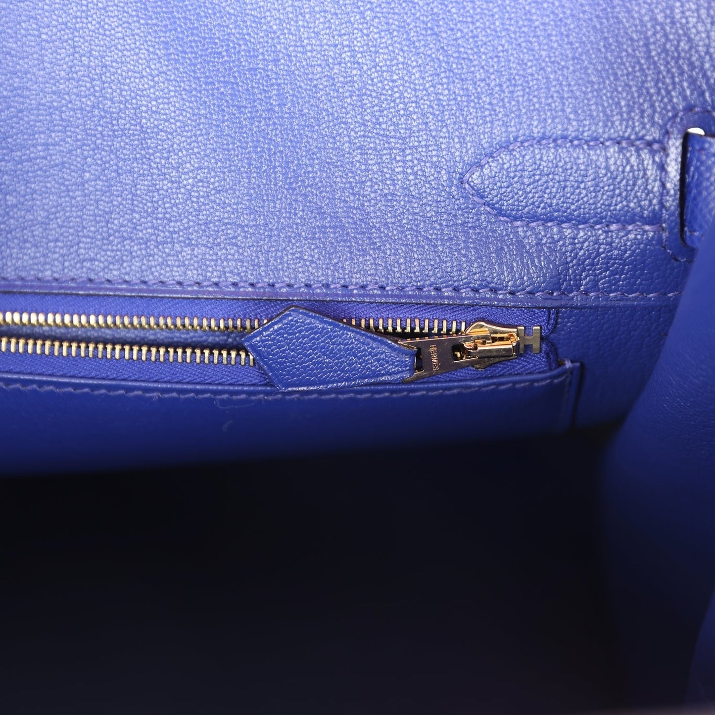 Hermès Special Order (HSS) Birkin 30 Rose Confetti and Bleu Electric Epsom Brushed Gold Hardware