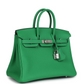 Birkins 25 Bambou Togo Palladium Hardware
