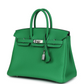 Birkins 25 Bambou Togo Palladium Hardware