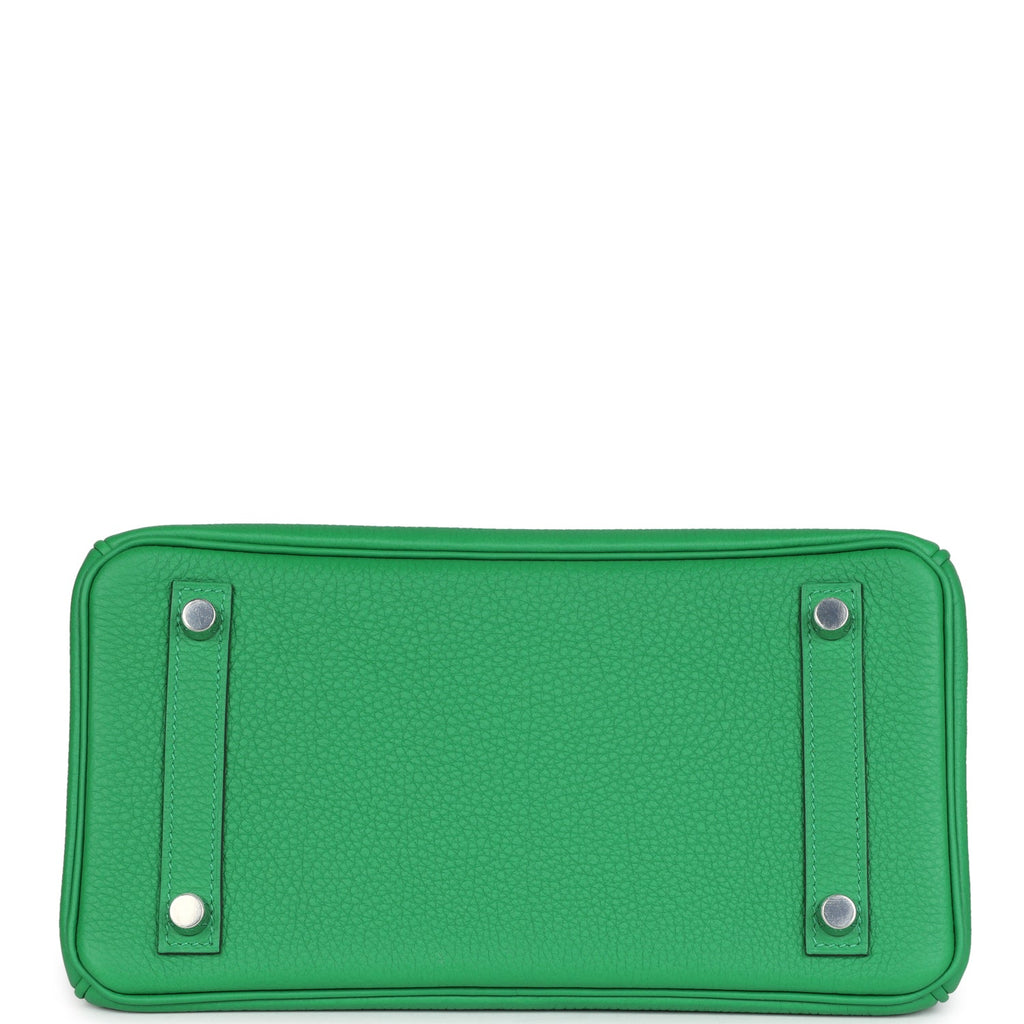 Birkins 25 Bambou Togo Palladium Hardware