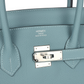 Birkin 35 Ciel Togo Palladium Hardware