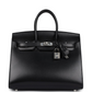 Birkins 25 Black Box Palladium Hardware
