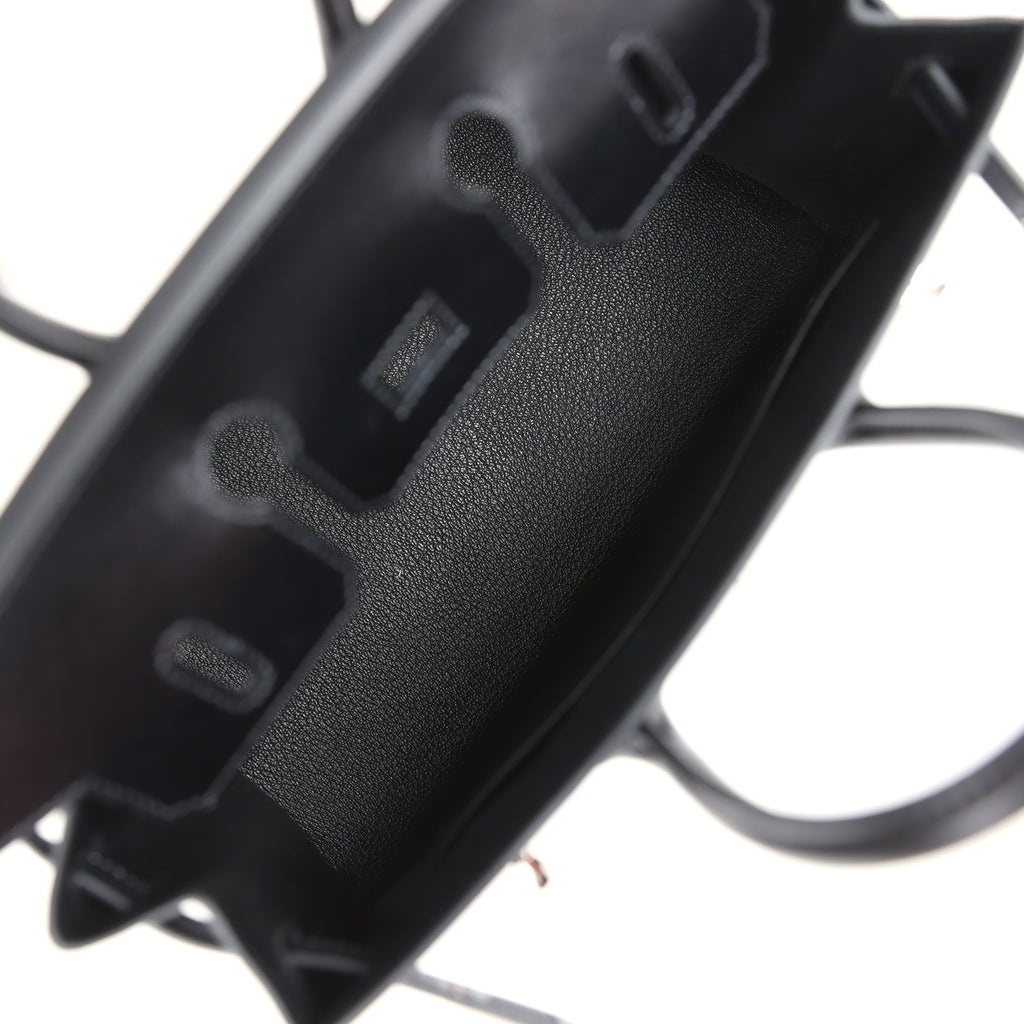 Birkins 25 Black Box Palladium Hardware