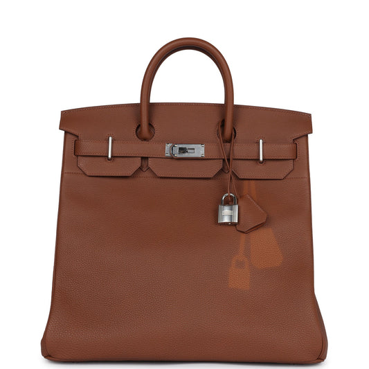 Coup De Soleil Birkin HAC 40 Gold Togo Palladium Hardware