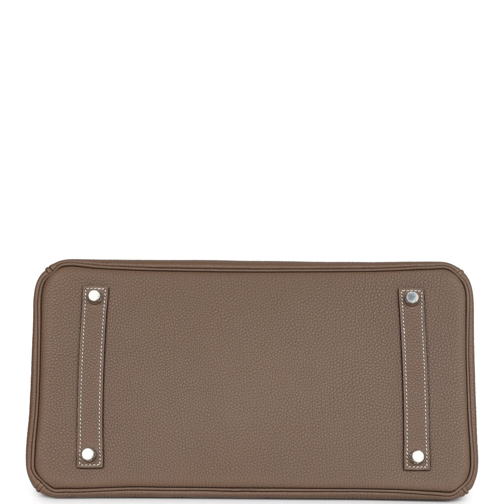 Birkin 35 Etoupe Togo Palladium Hardware