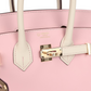 Hermès Special Order (HSS) Birkin 25 Rose Sakura and Nata Swift Permabrass Hardware