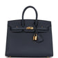 Birkin Sellier 25 Bleu Indigo Epsom Gold Hardware