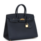Birkins 25 Bleu Indigo Epsom Gold Hardware