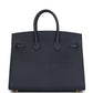 Birkin Sellier 25 Bleu Indigo Epsom Gold Hardware