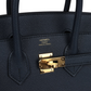 Birkins 25 Bleu Indigo Epsom Gold Hardware