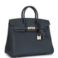 Birkins 25 Gris Misty Togo Permabrass Hardware