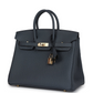 Birkins 25 Gris Misty Togo Permabrass Hardware