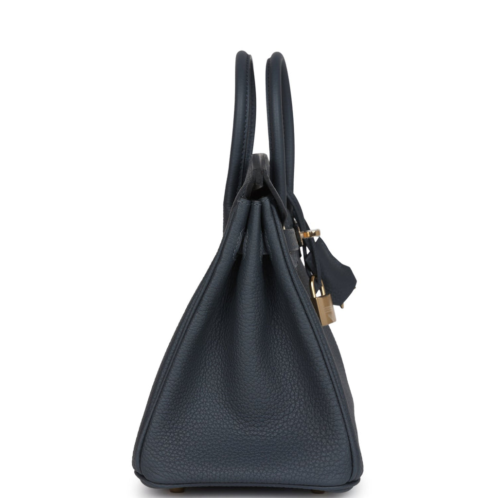 Birkins 25 Gris Misty Togo Permabrass Hardware