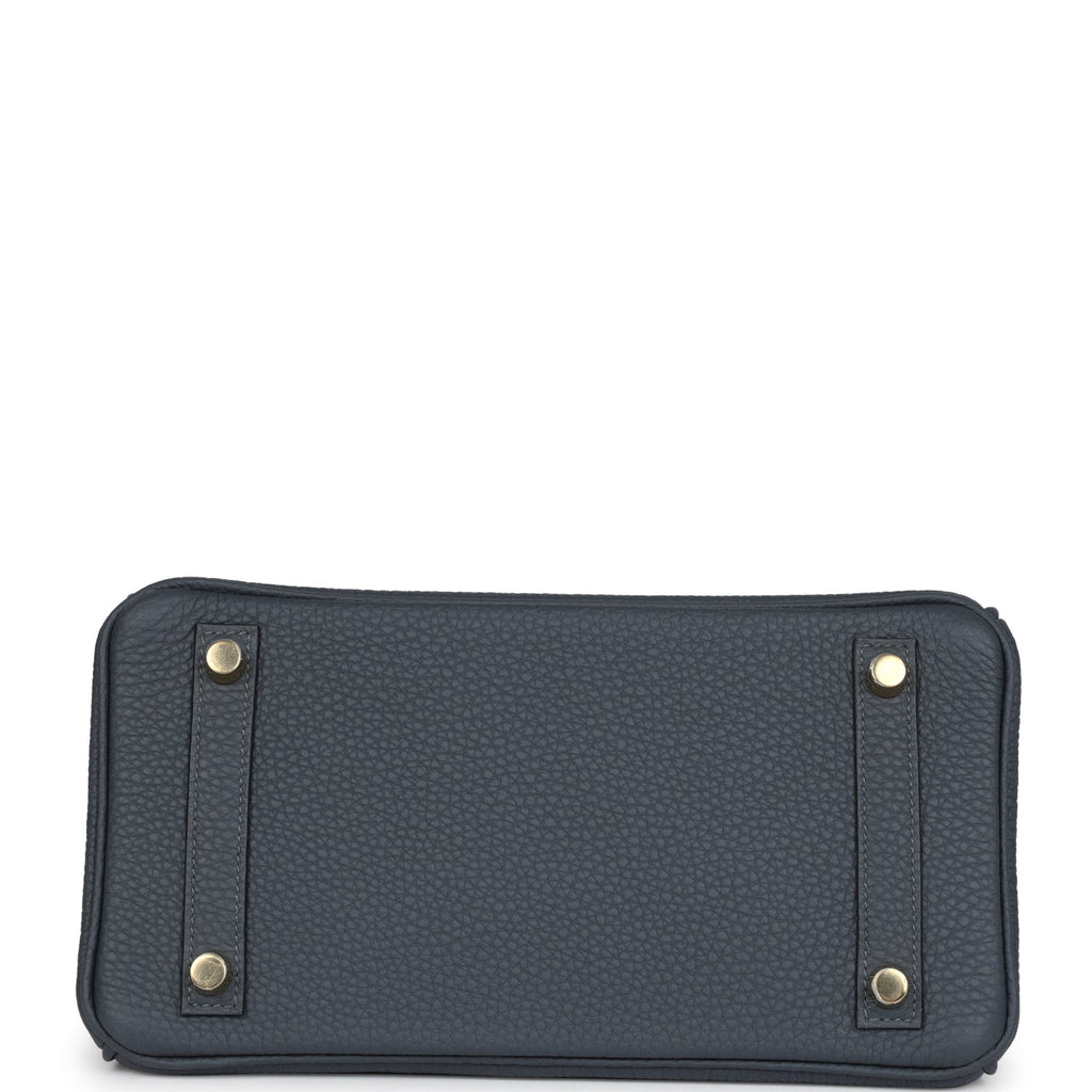 Birkins 25 Gris Misty Togo Permabrass Hardware