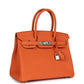 Birkin 30 Orange Togo Palladium Hardware