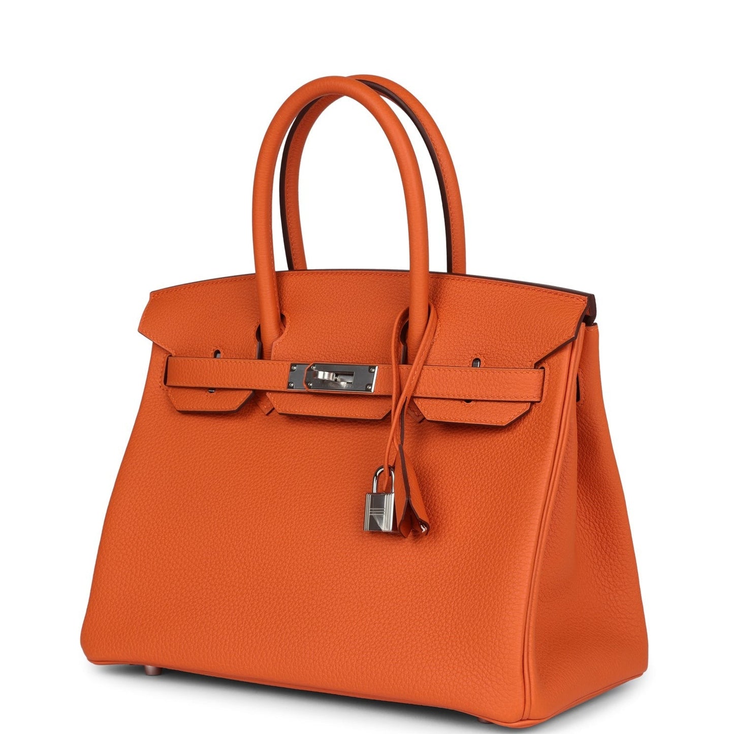 Birkin 30 Orange Togo Palladium Hardware