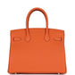 Birkin 30 Orange Togo Palladium Hardware