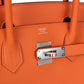 Birkin 30 Orange Togo Palladium Hardware