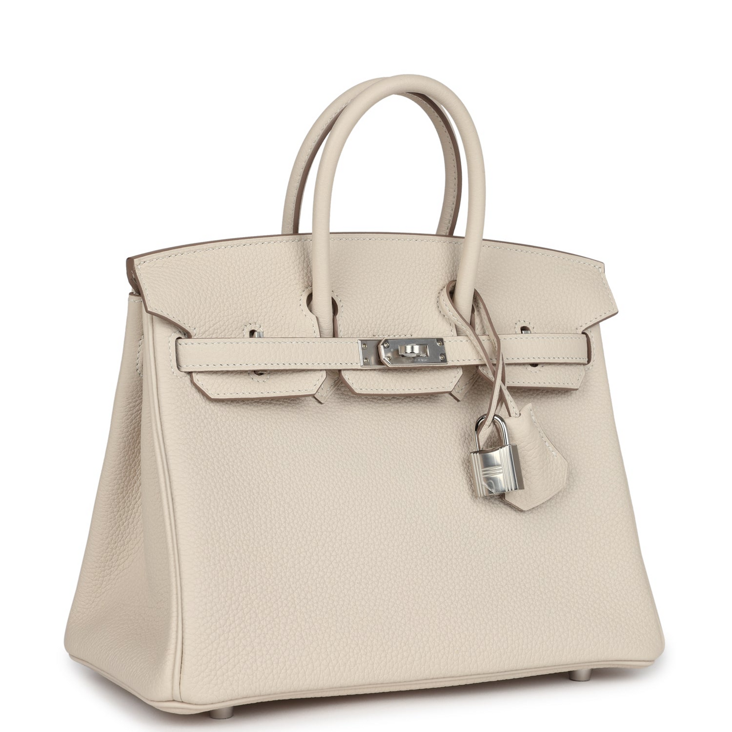 Birkins 25 Craie Togo Palladium Hardware