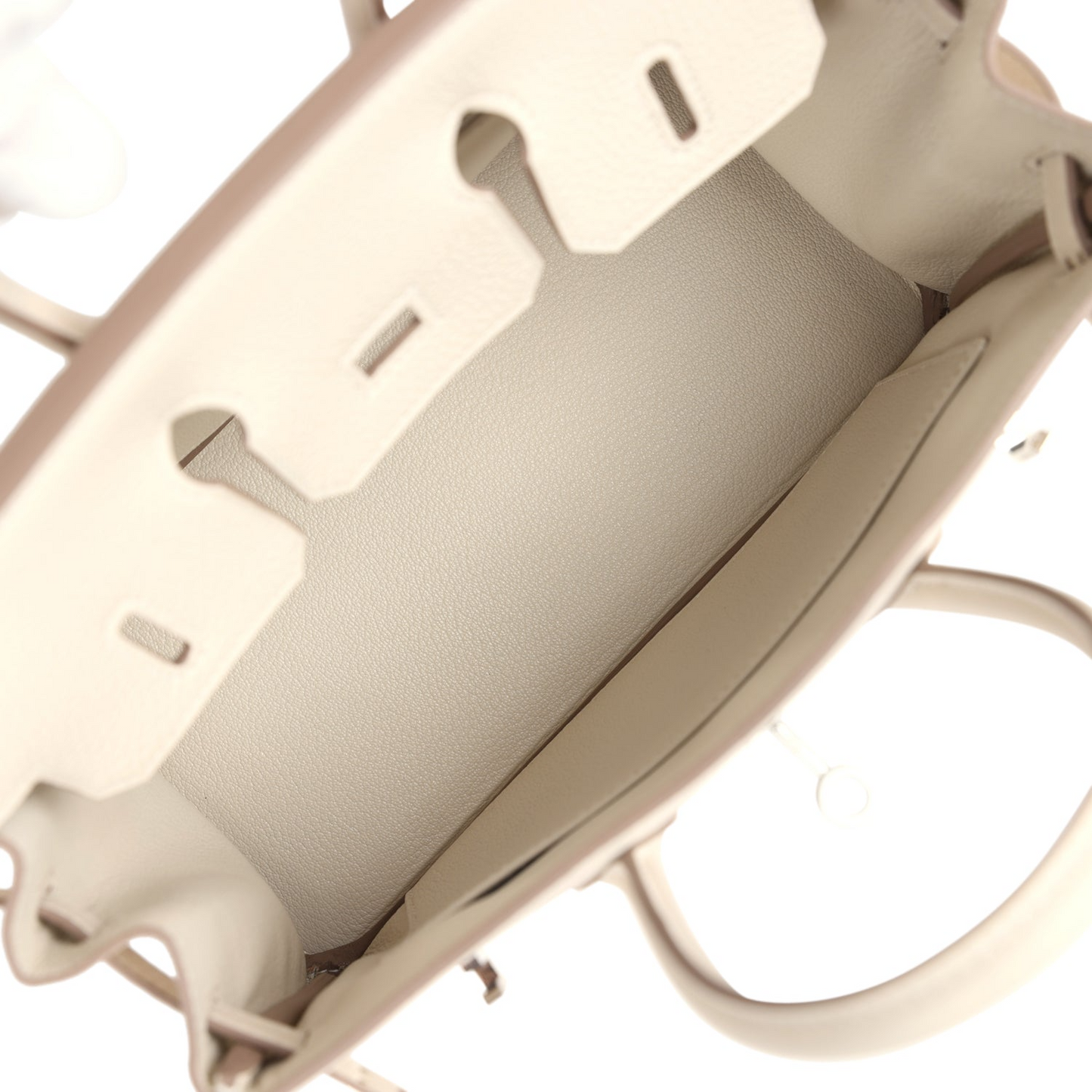 Birkins 25 Craie Togo Palladium Hardware