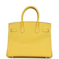 Birkin 30 Jaune de Naples Epsom Palladium Hardware