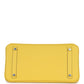Birkin 30 Jaune de Naples Epsom Palladium Hardware