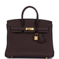 Birkin 25 Rouge Sellier Togo Gold Hardware