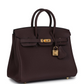 Birkin 25 Rouge Sellier Togo Gold Hardware