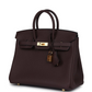 Birkin 25 Rouge Sellier Togo Gold Hardware
