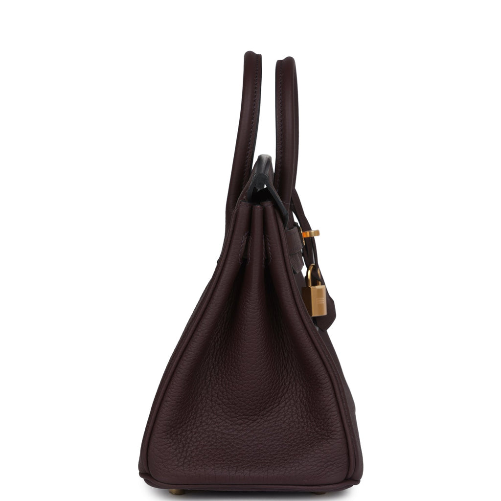 Birkin 25 Rouge Sellier Togo Gold Hardware