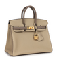 Hermès Special Order (HSS) Birkin 25 Etoupe and Trench Togo Brushed Gold Hardware
