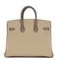 Hermès Special Order (HSS) Birkin 25 Etoupe and Trench Togo Brushed Gold Hardware