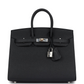 Birkins 25 Black Epsom Electrum Hardware