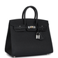 Birkins 25 Black Epsom Electrum Hardware
