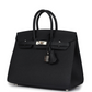 Birkins 25 Black Epsom Electrum Hardware