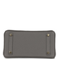 Birkin 25 Gris Meyer Togo Permabrass Hardware