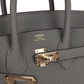 Birkin 25 Gris Meyer Togo Permabrass Hardware