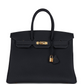Birkin 35 Caban Togo Gold Hardware