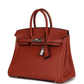Birkins 25 Cuirve Verso Taurillon Novillo Palladium Hardware