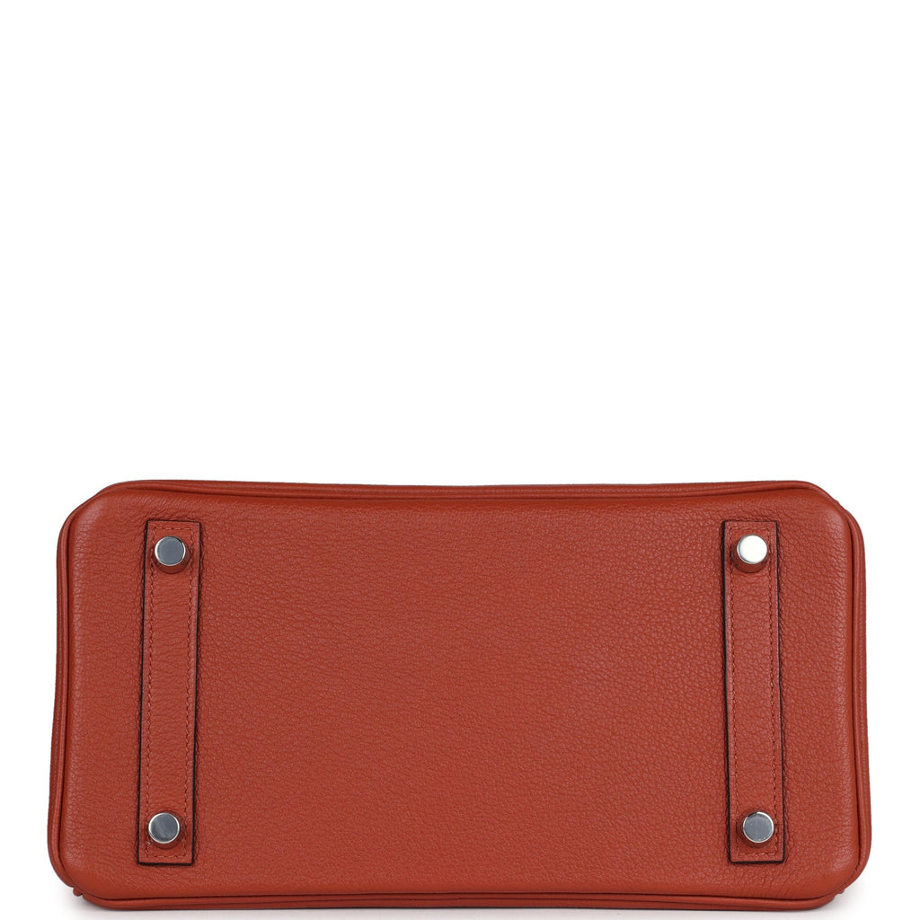 Birkins 25 Cuirve Verso Taurillon Novillo Palladium Hardware