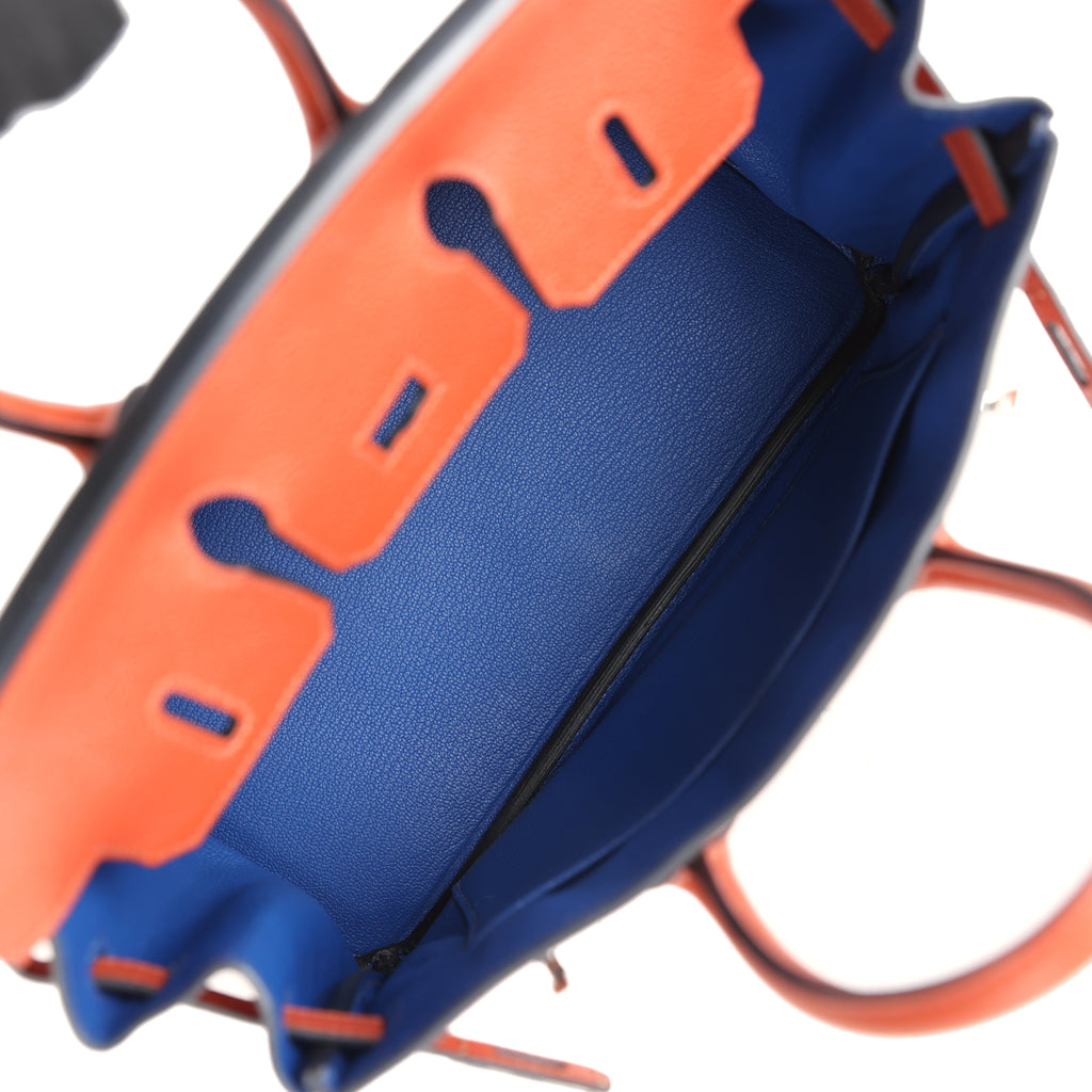 Birkins 25 Cuirve Verso Taurillon Novillo Palladium Hardware